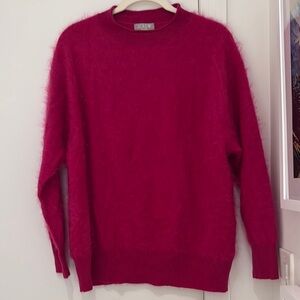 J. Crew Women's Pink Brushed Cashmere Sweater Size M